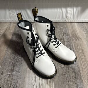 Dr. Martens White Boots